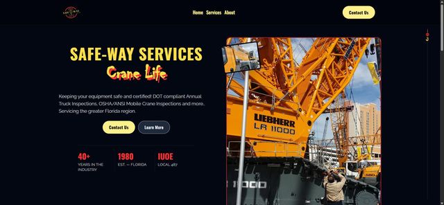 SAFE-WAY SERVICES website homepage